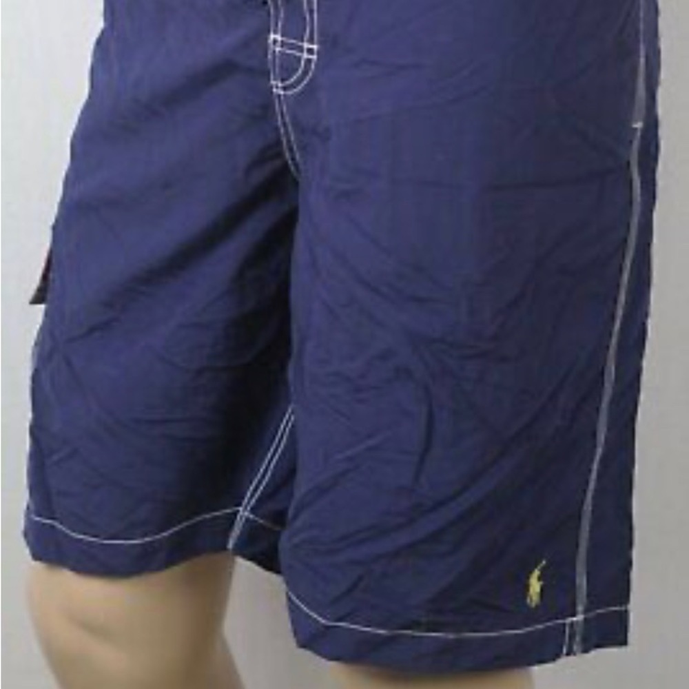 Polo Ralph Lauren,mens vintage blue swin board shorts..size M